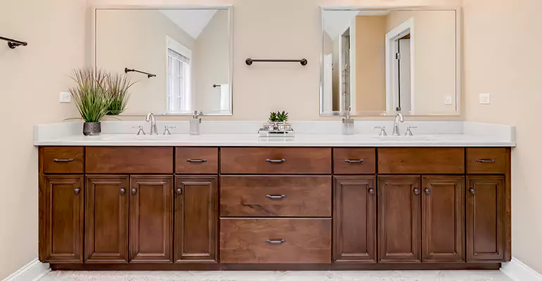 Bathroom Cabinet Renovation in Salem
