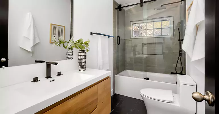 Tub to Shower Renovation in Salem