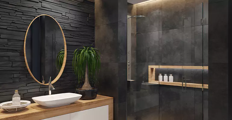 Bathroom Floor Tile Remodel in Salem